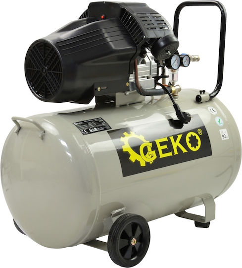 Geko Einphasig Luftkompressor mit Leistung 4.1hp und Lufttank 100Es G80330