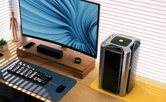 Geometric Future M2 The ARK Mini Tower Κουτί Υπολογιστή Μαύρο