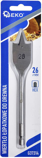 Geko Диамантена Свредло с Шестоъгълна Опашка за Дървο 26x152mm