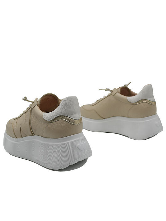 Wonders Damen Sneakers Beige