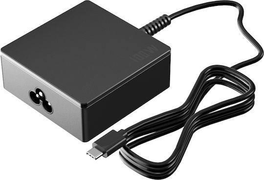 Lamtech USB-C Φορτιστής Laptop 100W με Αντάπτορα Τροφοδοσίας
