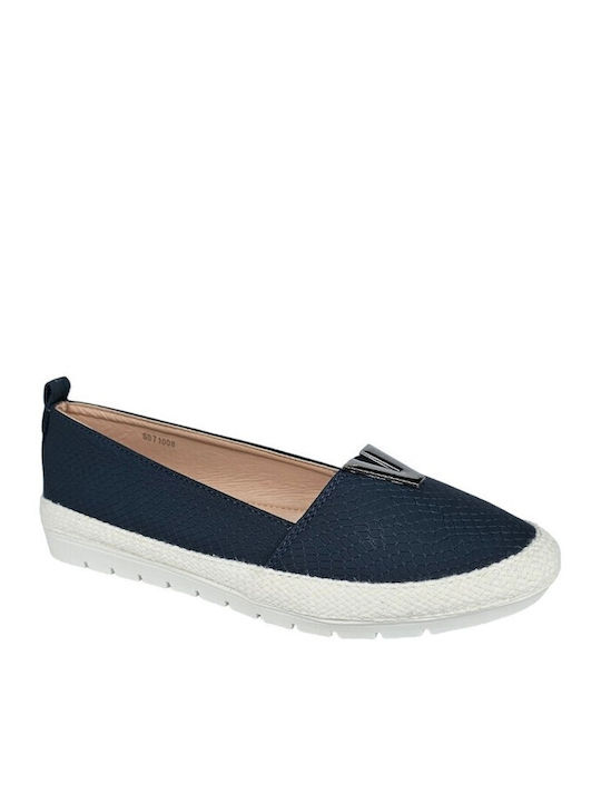 Blondie Damen Slip-Ons Blau