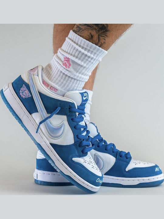 SB Dunk Low Born X Raised Sneakers Blue