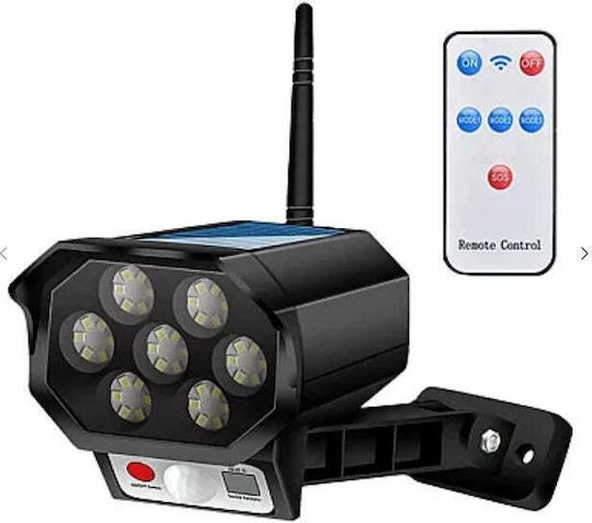 Solar Dummy Surveillance Bullet Camera Black