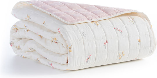 Nef-Nef Homeware Sierra Покривало Полутораспално Микрофибър Ecru 180x240см