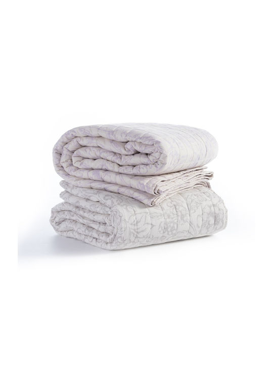 Nef-Nef Homeware Garnet Coverlet Semi-double Microfiber Mauve 180x240cm