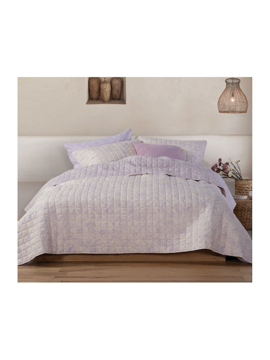 Nef-Nef Homeware Garnet Coverlet Semi-double Microfiber Grey 180x240cm