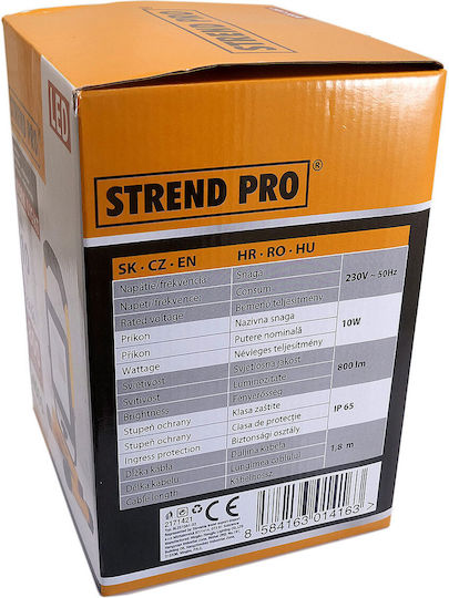 Strend Pro Arbeitsbeleuchtung LED IP65 mit einer Helligkeit von bis zu 800lm