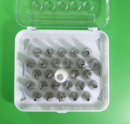 Διακόσμηση Τούρτας Set Konditorei Spritzbeutel Metallisch 16cm 30Stück