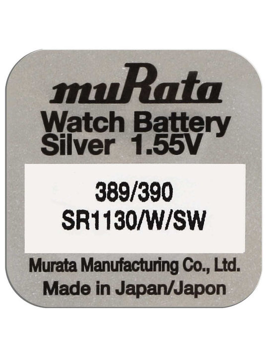 Murata 389/390 Μπαταρία Silver Oxide Ρολογιών SR54 / SR1130 1.55V 1τμχ