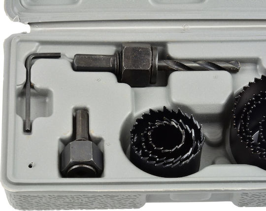 Geko Σετ Ποτηροπρίονα με Διάμετρο από 19mm έως 64mm