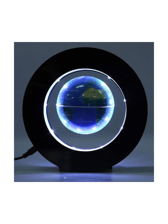 Floating Illuminated World Globe with Diameter 18.2cm and Height 18.1cm Γήινη