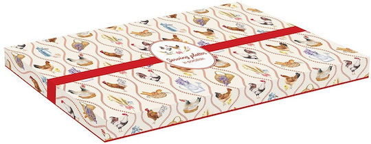 Easy-Life Servierplatte Oval aus Porzellan 35x15cm 1Stück