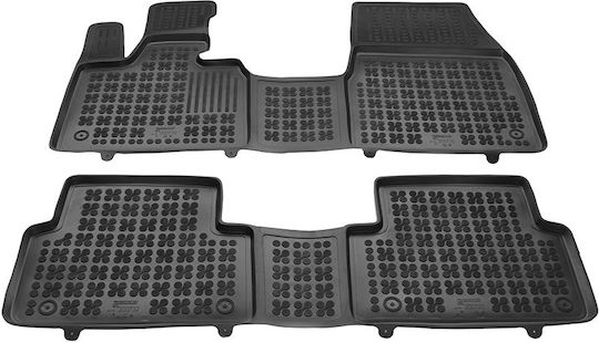 Rezaw Plast Set of Front and Rear Mats 3pcs for BMW i3 2013 2022 Black
