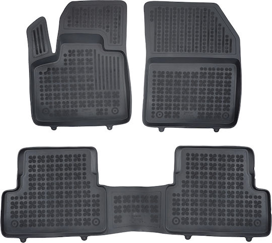 Rezaw Plast Set of Front and Rear Mats 4pcs for Ford Mustang 2020+ Black