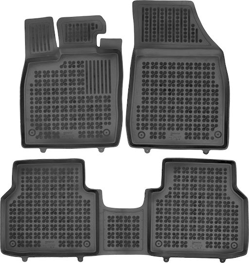 Rezaw Plast Set Front and Back Car Mats 5 Pieces for Audi e-tron 2021 Black
