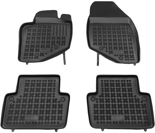 Rezaw Plast Set of Front and Rear Mats 5pcs for Volvo S80 1999 2006 Black