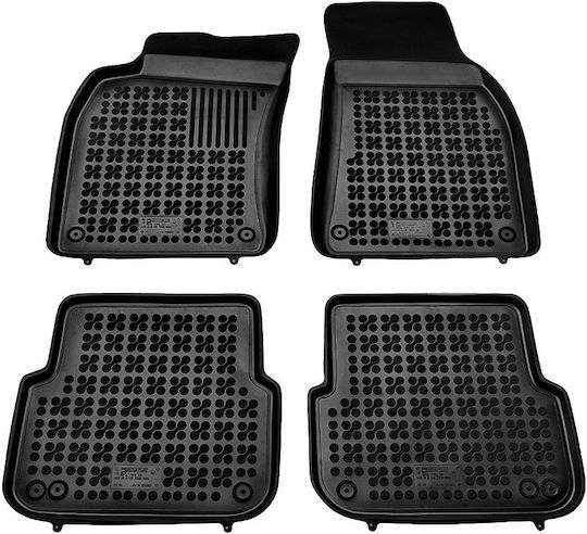 Rezaw Plast Σετ Μπροστινά και Πίσω Πατάκια 5τμχ για Citroen C6 Audi A6 2004 2011 Μαύρα