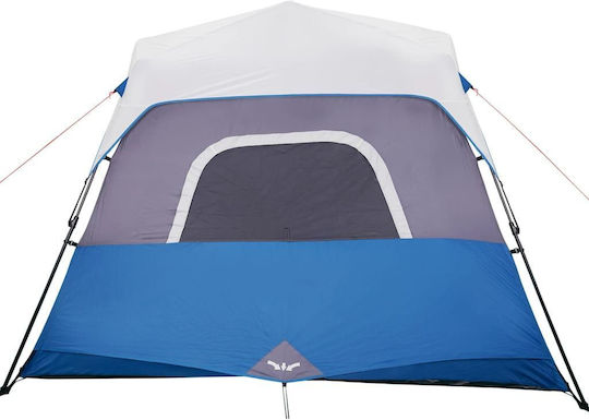 vidaXL Summer Camping Tent Green With Double Cloth For 6 People 344x282x212cm