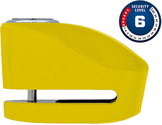 Abus 275 Motorcycle Disc Brake Lock with 5mm Pin in Yellow AB-BD-275-Y