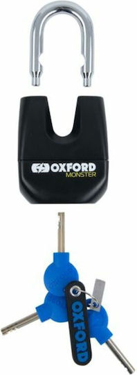 Oxford Monster 150cm Motorcycle Anti-Theft Chain with Lock in Black