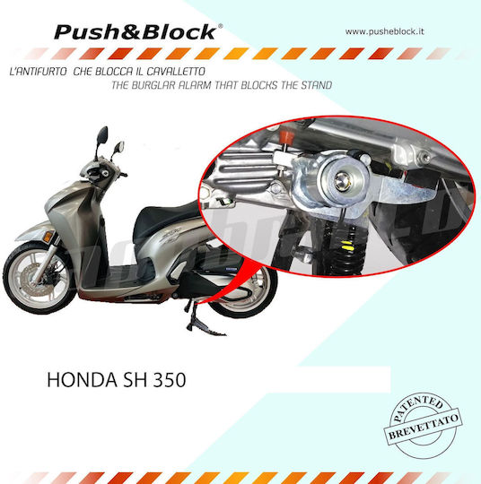 Push & Block Motorcycle Stand Lock for Honda SH 350 / Forza 350 / ADV 350