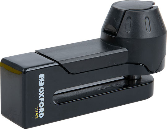 Oxford Titan Motorcycle Disc Brake Lock with 10mm Pin in Black