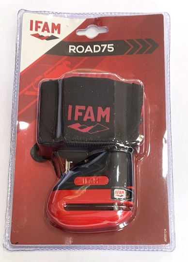 IFAM Road 75C Red Motorcycle Disc Brake Lock