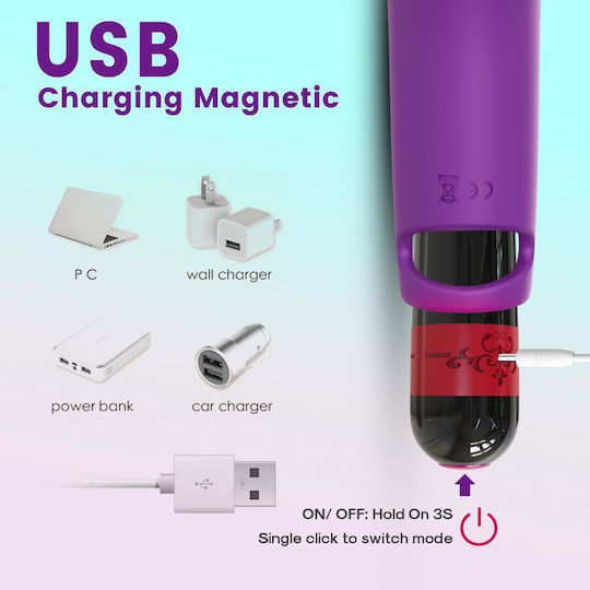 Vibrator On Вибратор G-Spot 11.8см Лилав