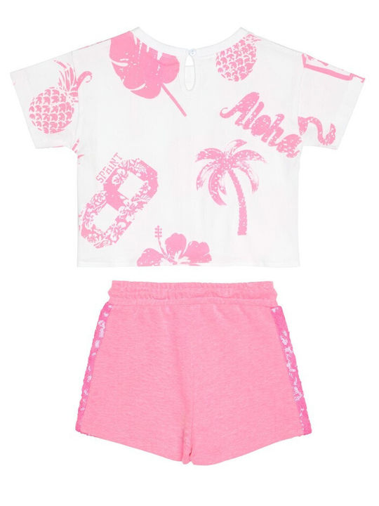 Sprint Kids Set with Shorts Summer 2pcs ecru