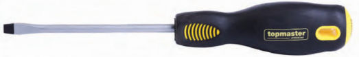 Topmaster Κατσαβίδι Ίσιο Μεγέθους 5.51x100mm