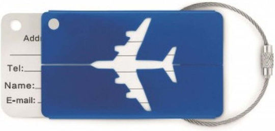 Quasar Blue Luggage Label