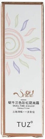 Make-up Primer Tuz Snail Thri-color Snail Extract 35 Ml