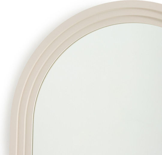 La Redoute Interieurs Oglindă De Podea Arcuită Cu Cadru Din Lemn Alb 208.5x88.5cm