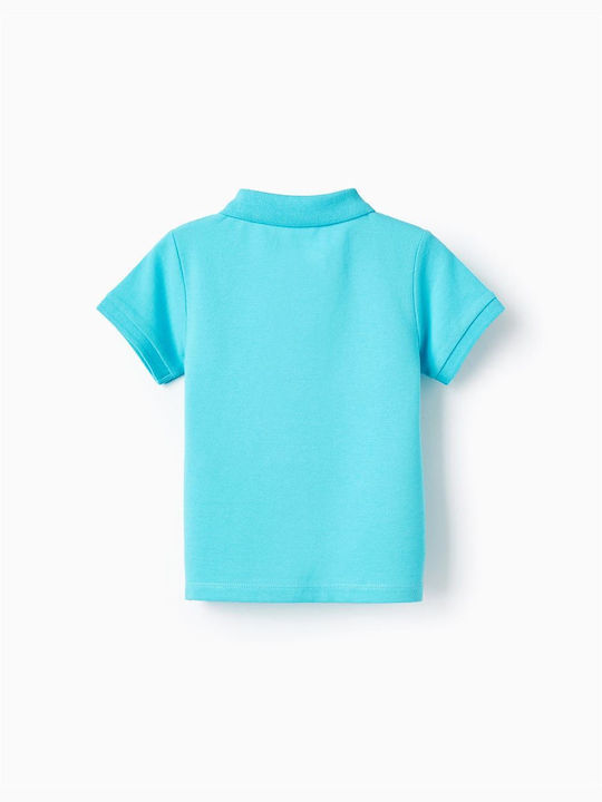 Zippy Kinderpolo Kurzarm Blau