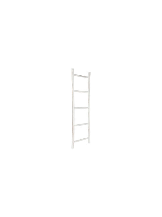 Home Esprit Single Floor Standing Bathroom Ladder White