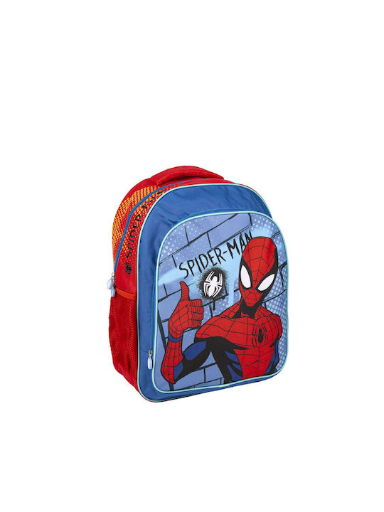 Spiderman Schulranzen Rucksack Kindergarten Rot mit Flaschenhalter