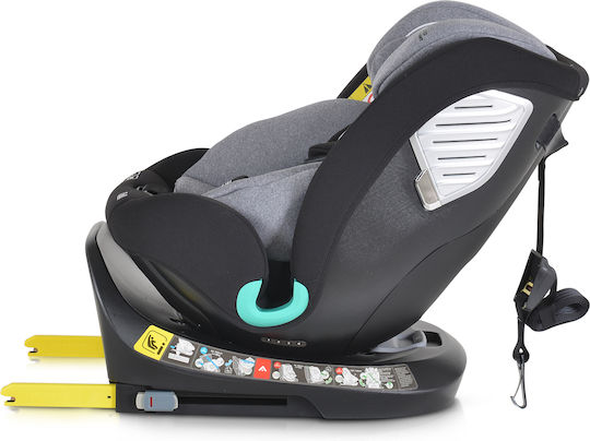 Cangaroo Quill 360° Baby Car Seat i-Size with Isofix Gray