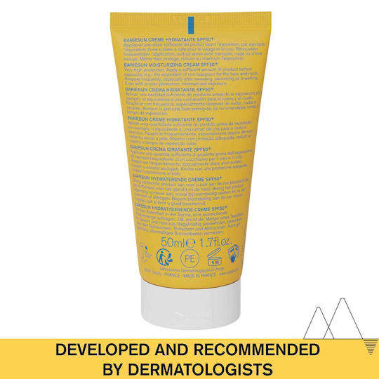 Uriage Bariesun Cremă Solară Rezistentă la Apă Pentru Față SPF50+ Pentru Piele Sensibilă 50ml