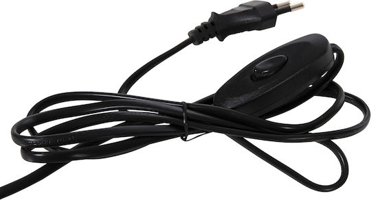HomeMarkt PUNE Metal Table Lamp for Socket E27 with Black Shade and Base