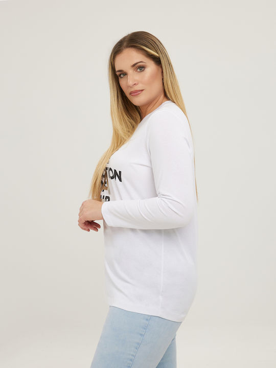 Mat Fashion Femeie Tricou Alb