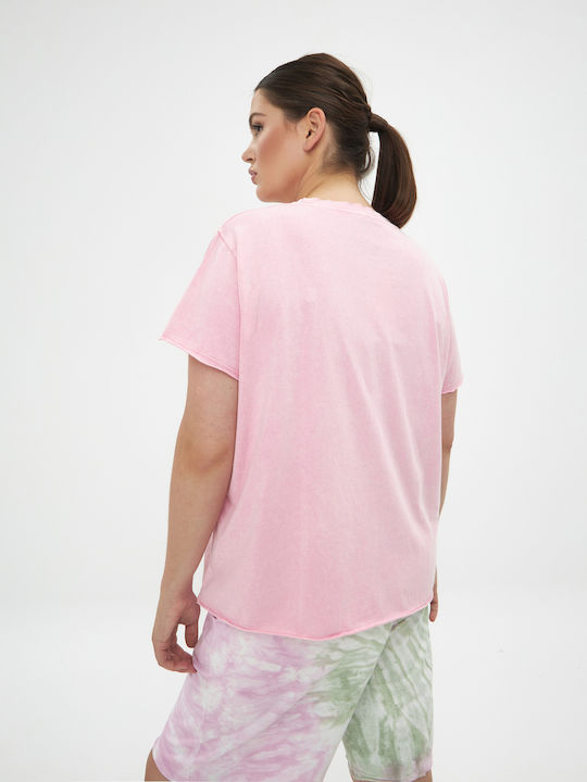 Damen T-Shirt Rosa