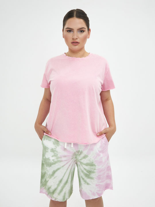Damen T-Shirt Rosa