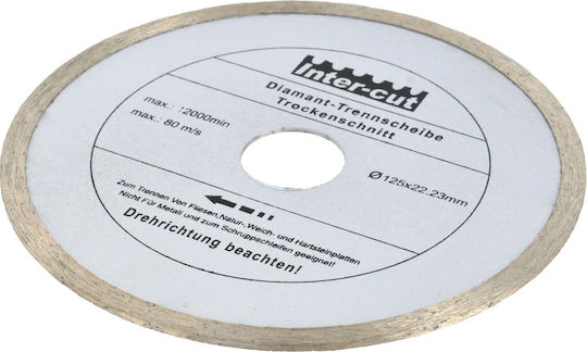 Geko Cutting Disc Construction Materials Hole Diameter 125mm 1pcs