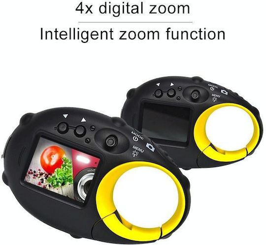 Aparat Foto Compact Rezoluție 5MP Zoom Optic 4x Galbenă