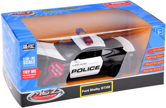 Jokomisiada Ford Shelby GT350 Αυτοκινητάκι 1:32 Αστυνομικό Pull Back