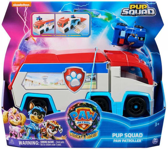 Spin Master The Mighty Movie Toy Car Pup Squad Paw Patroller for 3++ Years