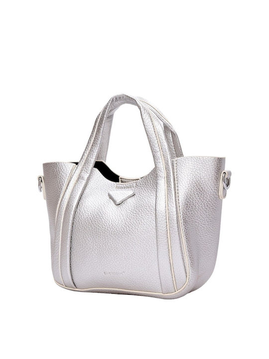 Bag to Bag Set Damen Tasche Schulter Silber