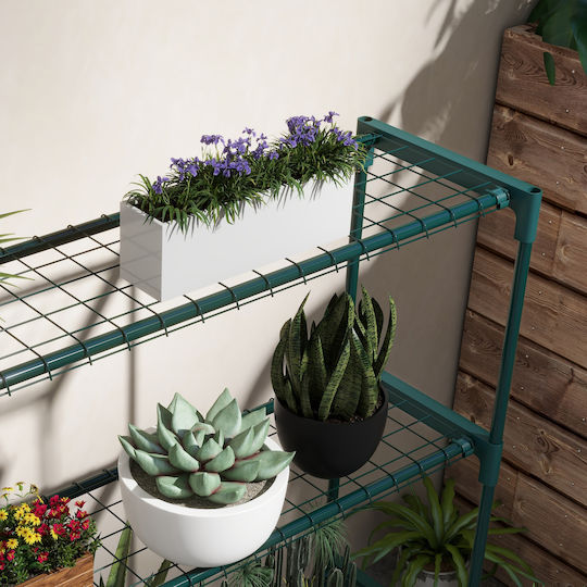 Outsunny Pot Stand Green 89cmx28cmx107cmcm.