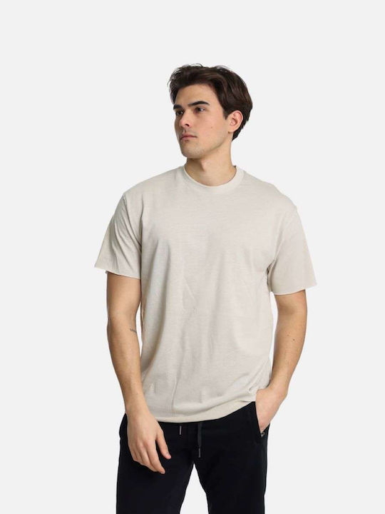 Paco & Co Men's Short Sleeve T-shirt Beige